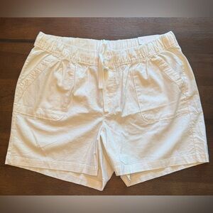 NWT Lane Bryant Pull On Linen Blend Shorts